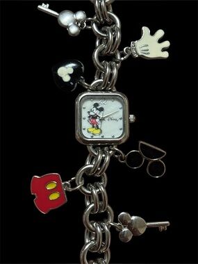 Disney Mickey Charm Bracelet Watch